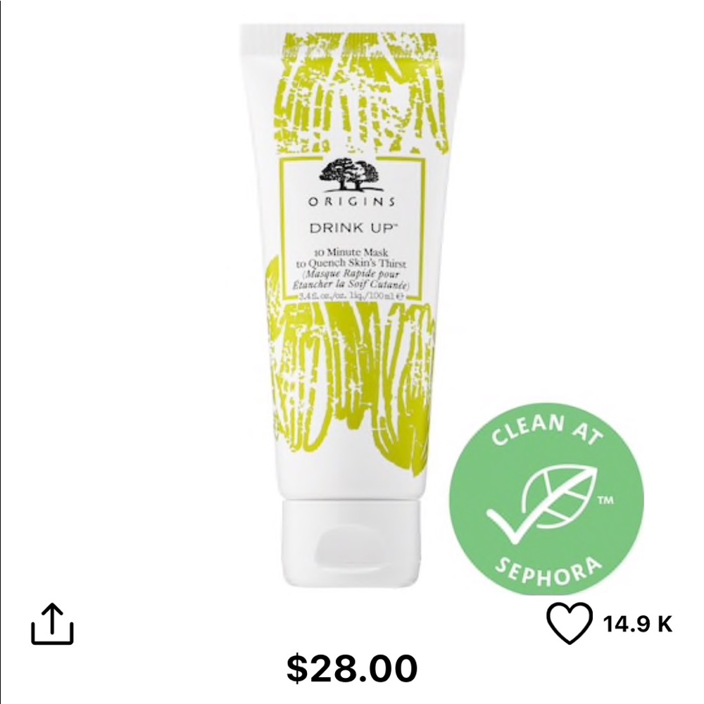 10 Min Drink Up Mask to Quench Skin's Thrist